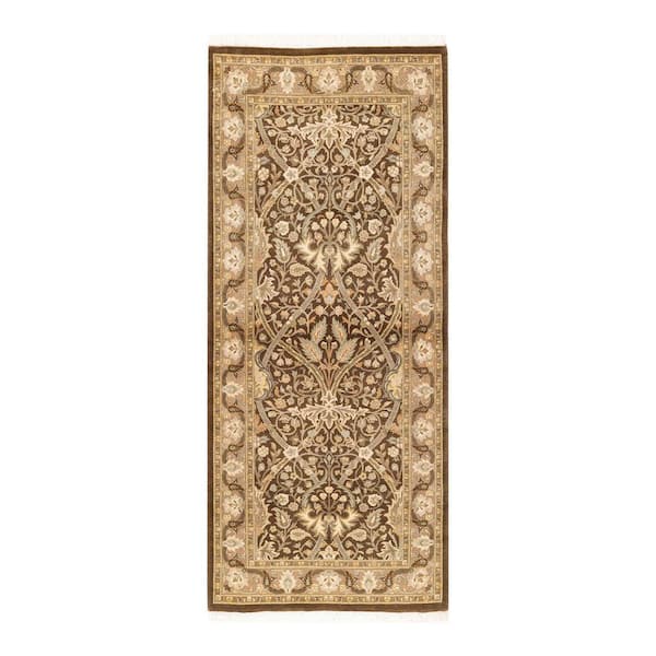 Solo Rugs Mogul One-of-a-Kind Traditional Brown 2 ft. 6 in. x 6 ft. 0 in. Oriental Area Rug