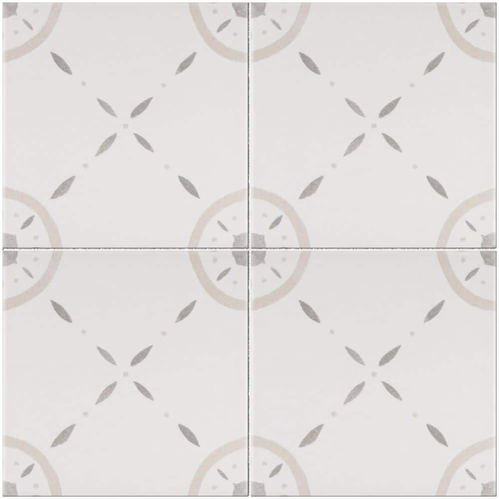 Seasons Warm Beige Square 5.9 in. x 5.9 in. Matte Porcelain Tile Sample price history on PriceWatchPro