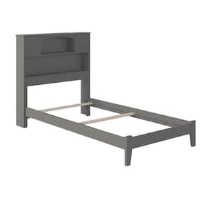Newport Twin Traditional Bed in Grey
