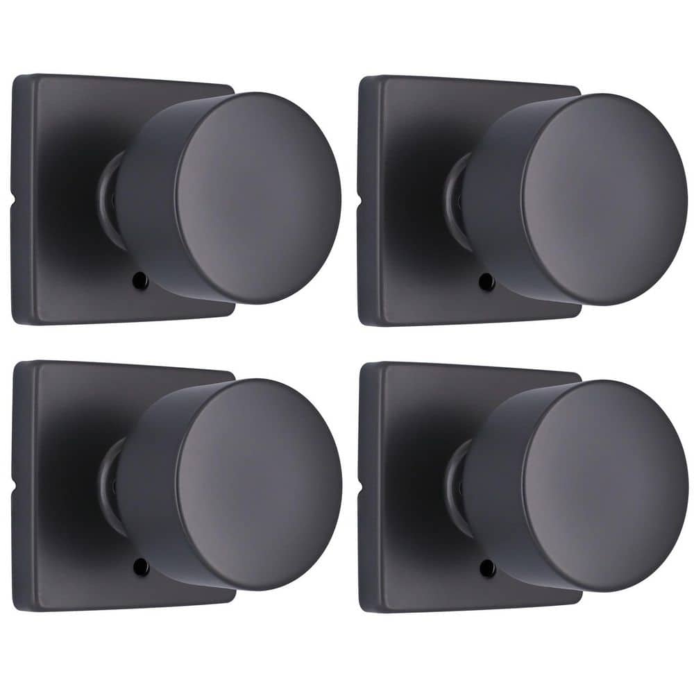 Ridgeway Gun Metal Privacy Bed/Bath Door Knob 4-pack price history on PriceWatchPro