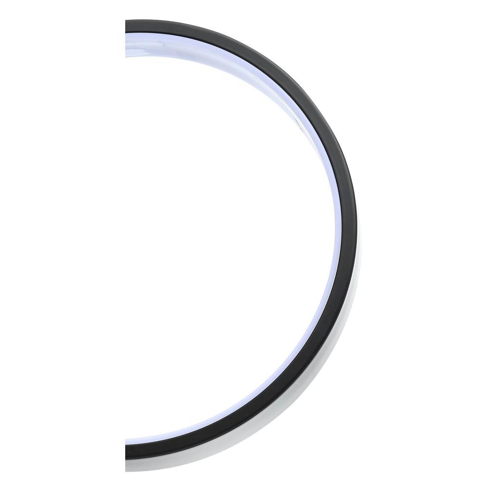 Nathaniel Minimalistic Transitional 12" Matte Black LED Wall Sconce