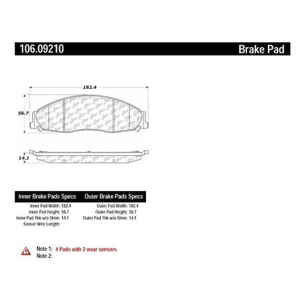 Centric Parts Disc Brake Pad Set