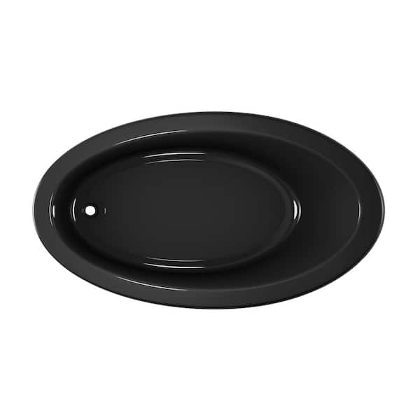 JACUZZI RIVA 66 in. x 38 in. Acrylic Rectangular Drop-in Whirlpool ...
