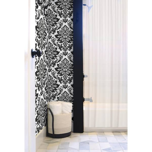 black Damask Adhesive Vinyl Sheet – Vinyl Boutique Shop