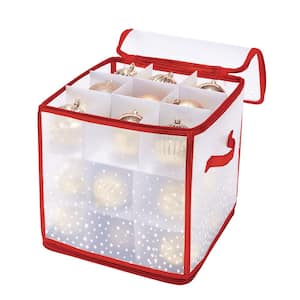 Simplify 64 Count Large Ornament Storage Box with See Through Window –  ShopBobbys