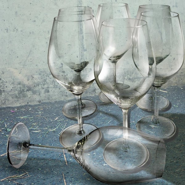 Spill Proof Hexagon Shaped Wine Glass