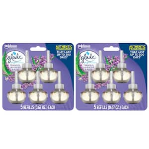 Combo 3.35 fl. oz. Lavender and Aloe Plug-In Air Freshener Refills (10-Count) 2-Pack