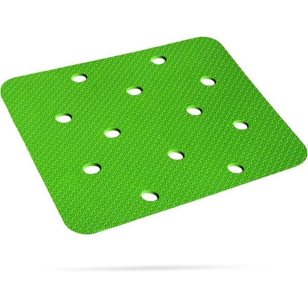 Adrinfly Bath Non-Slip Soft Cushion for Shower Bench and Seat 14.76 in. L x 12.01 in. W Easy to Clean Waterproof Comfort in Green