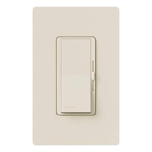 Diva 3-Speed Fan Control with Wallplate, Single-Pole/3-Way, 1.5 Amp, Light Almond (DVWFSQ-FH-LA)