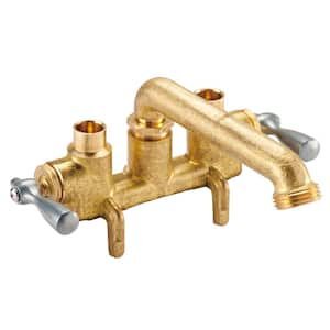 Gerber Classics 2-Handle Laundry Utility Faucet in Rough Brass