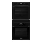 Whirlpool 24 in. Double Electric Wall Oven in Black WOD52ES4MB - The Home  Depot