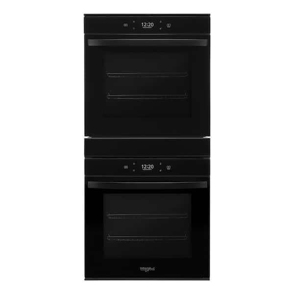 Whirlpool 24 in. Double Electric Wall Oven in Black