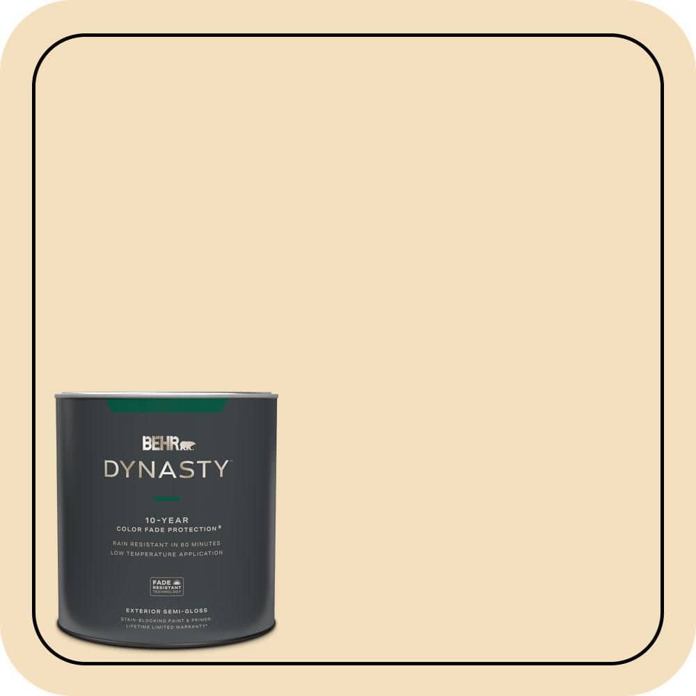 1 qt. #320E-2 Cracked Wheat Semi-Gloss Enamel Exterior Stain-Blocking Paint & Primer price history on PriceWatchPro