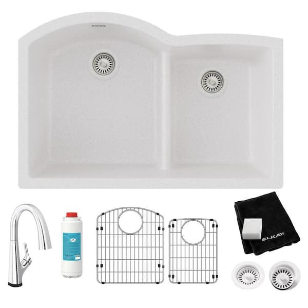 https://images.thdstatic.com/productImages/72d5e675-d5cd-498b-a02e-494f264f82a3/svn/white-elkay-undermount-kitchen-sinks-elghu3322rwhflc-64_600.jpg