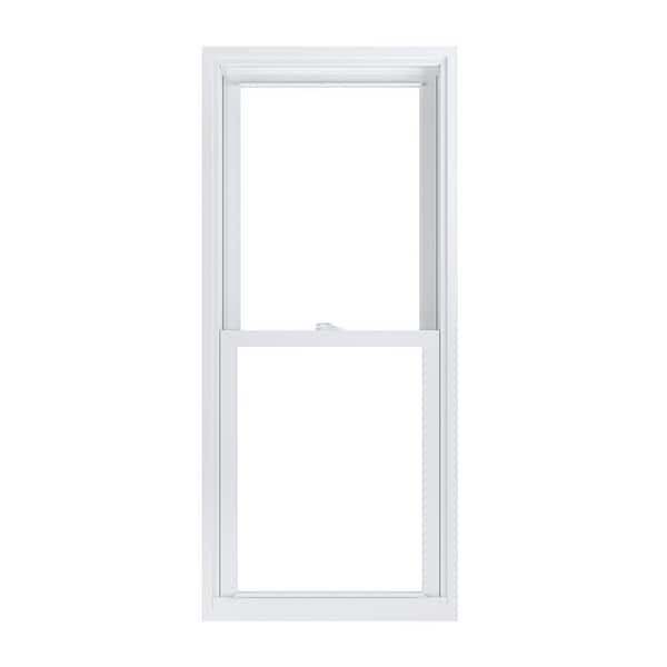 American Craftsman 23.75 in. x 53.25 in. 70 Pro Series White Double Hung Low-E Argon PS Glass Vinyl Replacement Window, Screen Incl