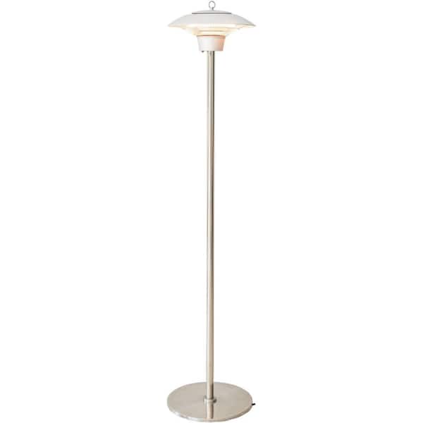 Hanover 1500-Watt Infrared Stand Electric Patio Heater in Silver