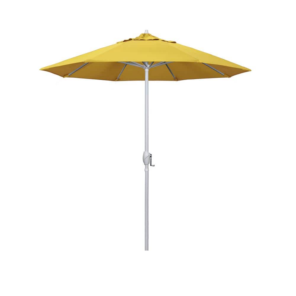 7.5 ft. Black Aluminum Market Patio Umbrella Auto Tilt in Lemon Olefin price history on PriceWatchPro