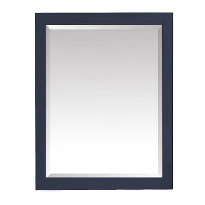 Home Decorators Collection Windlowe 28 In W X 32 H Framed Rectangular Beveled Edge Bathroom Vanity Mirror Navy Blue 15101 M28 Nb The Depot Home Decorators Collection Windlowe 28, Navy Blue Vanity Mirror