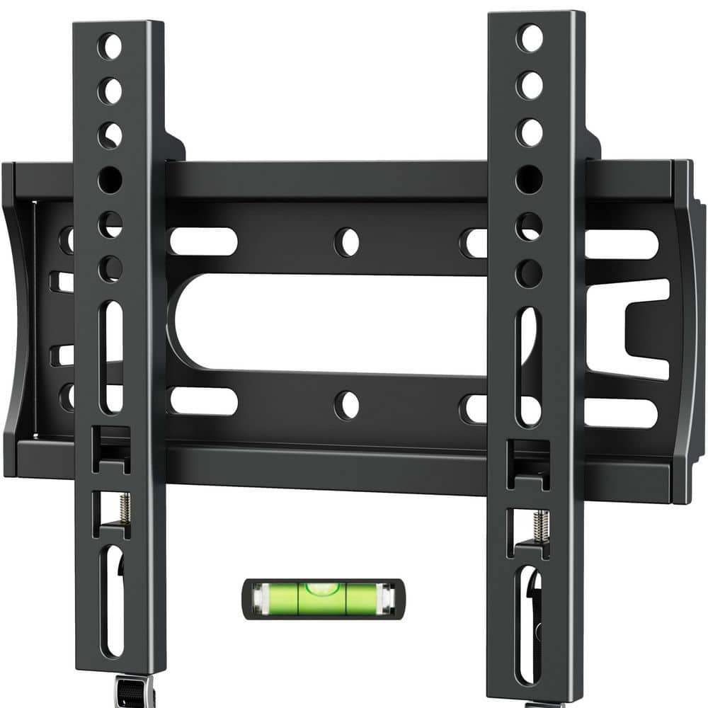 Black Low-Profile Fixed Mount for 14 in. - 42 in. TVs with 200 mm x 200 mm VESA and 66 lb. Capacity