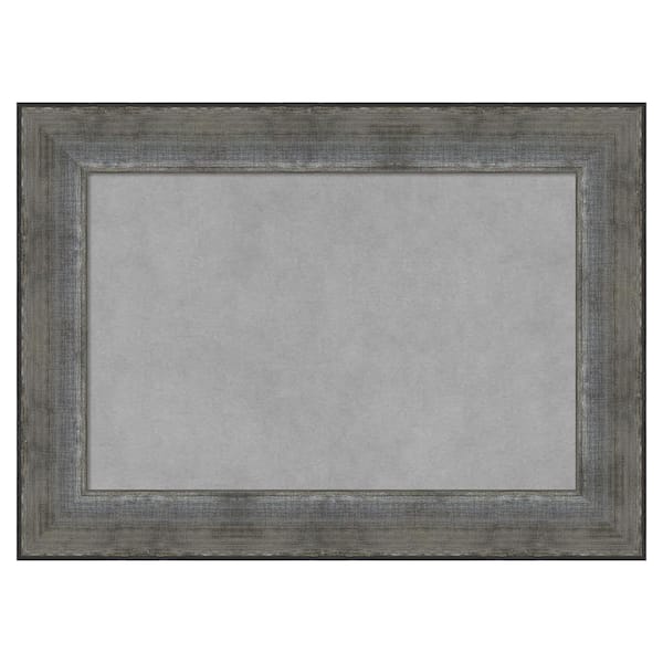 Amanti Art Forged Pewter 22 in. x 16 in Framed Magnetic Board