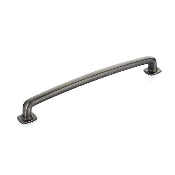 Richelieu Hardware Terrebonne Collection 7-9/16 in. (192 mm) Classic Antique Nickel Curved Cabinet Bar Pull