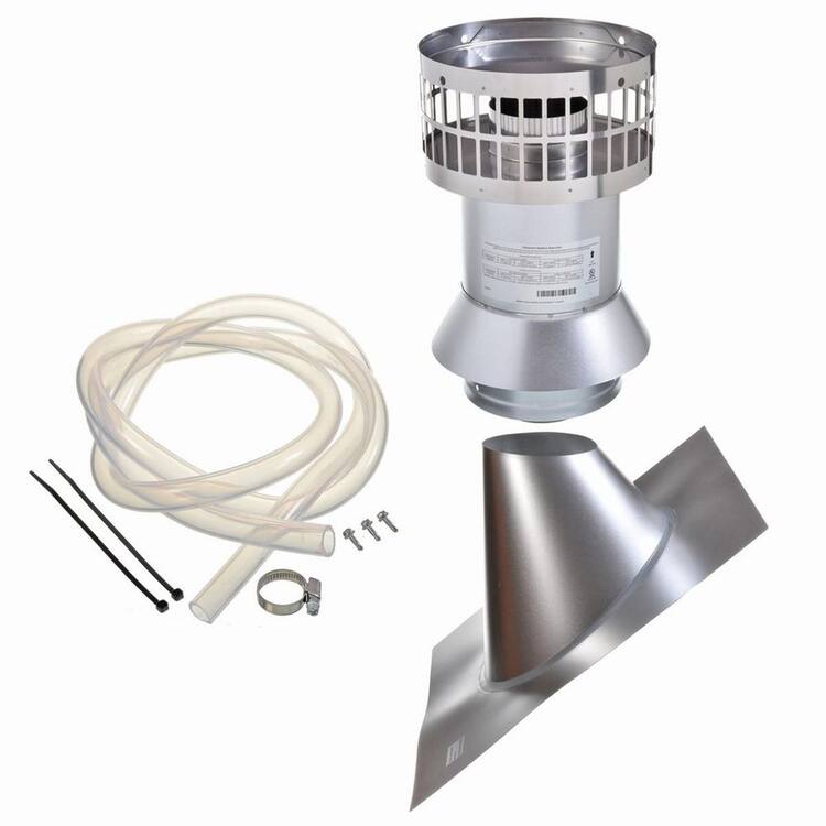 Rheem ProTech Stainless Steel Concentric (3 in. /5 in. ) Direct Vent Vertical Termination Kit Rheem Tankless Gas Water Heaters