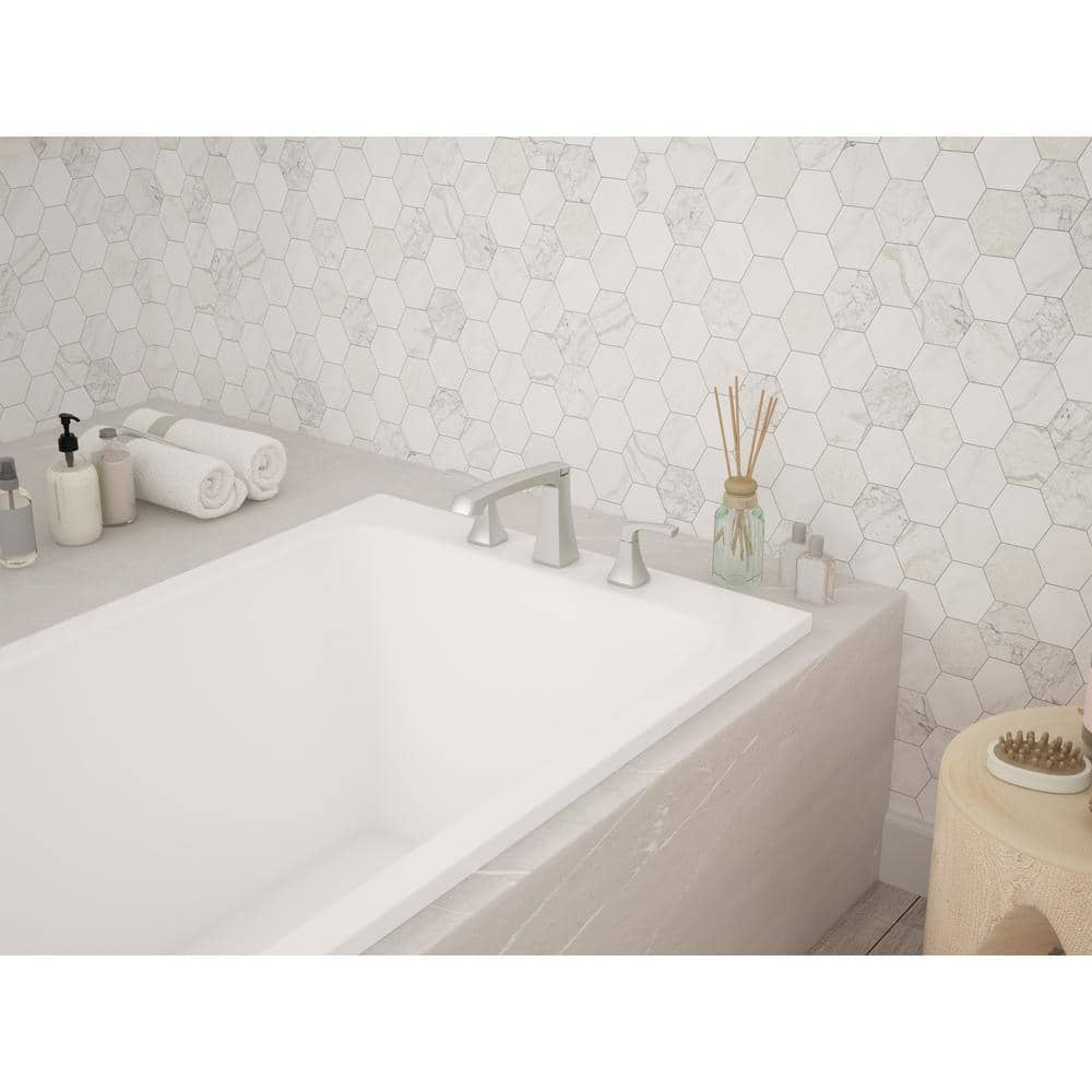Cardania Polished Chrome 2-Handle Deck-Mount Roman Tub Faucet