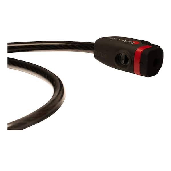 PANTHER, Keyed Cable Lock. 3.9 ft. Braided Steel Cable