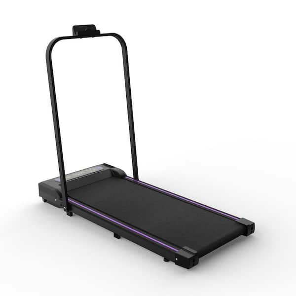 Under Desk Walking Pad Treadmill with 2. 5HP Motor, 5-Layer Shock Absorption, LED Display and Remote Control