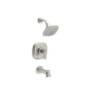 Numista Single-Handle 3-Spray Wall-Mount Tub and Shower Faucet in Vibrant Brushed Nickel (Valve Included)