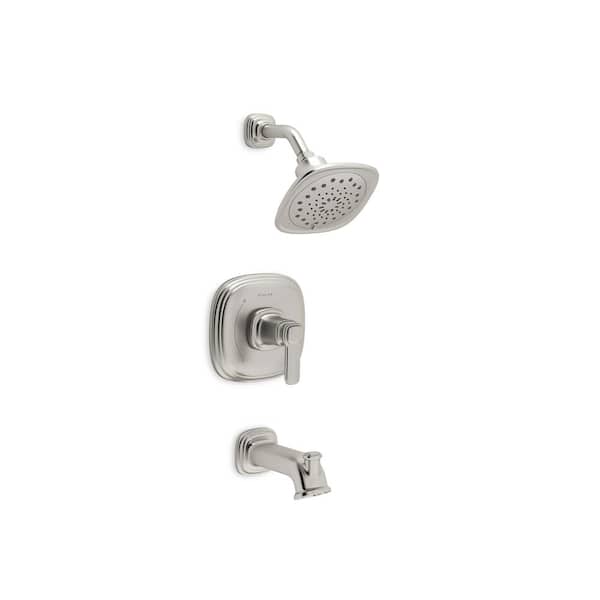 Spray Wall Mount Tub And Shower Faucet, Shower Hose Attachment For Bathtub Faucet Home Depot