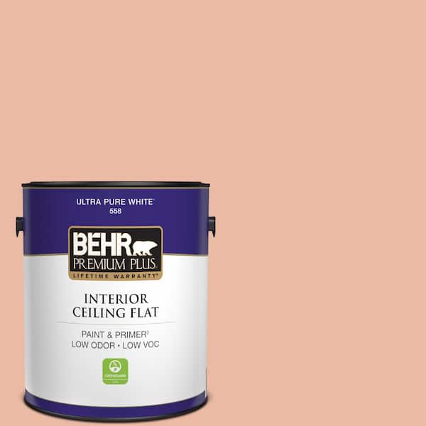 BEHR PREMIUM PLUS 1 gal. #M200-3 Sunset Drive Ceiling Flat Interior Paint
