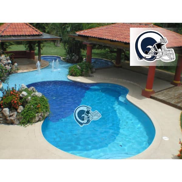 Applied Icon NFL Los Angeles Rams 29 in. x 29 in. Small Pool Graphic