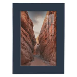 Modern 5 in. x 7 in. Dark Blue Picture Frame