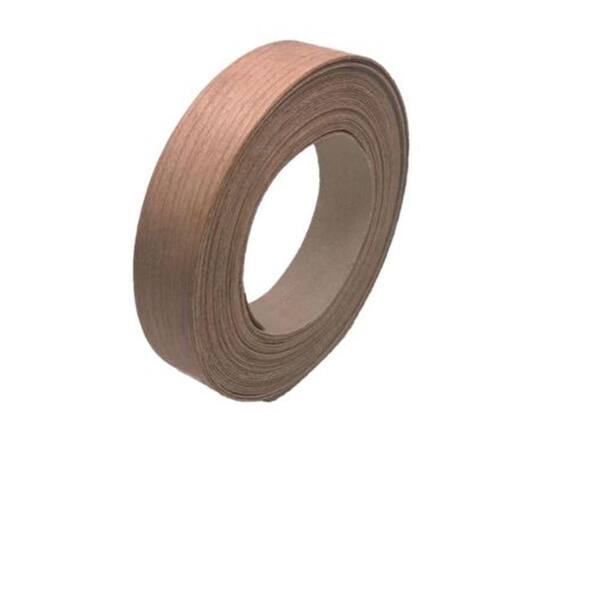 7/8 in. x 25 ft. Khaya Real Wood Edgebanding with Hot Melt Adhesive