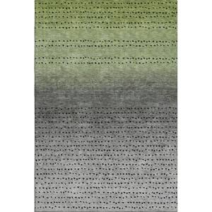 Mayfield Premium Machine Washable Abstract AMF2009 Fern 9 ft. x 12 ft. Area Rug