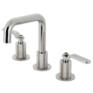 Whitaker 8 in. Widespread 2-Handle Bathroom Faucet in Polished Nickel