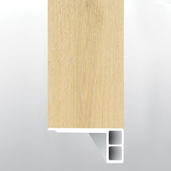 A&A Surfaces Coastal Aurelia 3/4 in. T x 1.77 in. W x 94 in. L Luxury Vinyl Flush Stair Nose Eased-Edge Molding