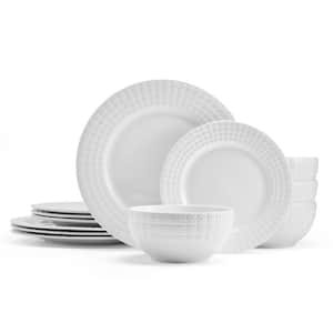 Lexi 12-Piece Porcelain Dinnerware Set