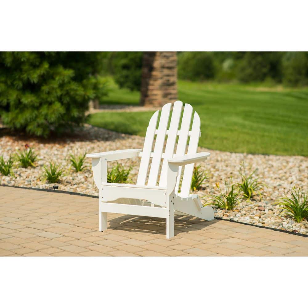 Icon White Recycled Plastic Adirondack Chair (2-Pack) price history on PriceWatchPro