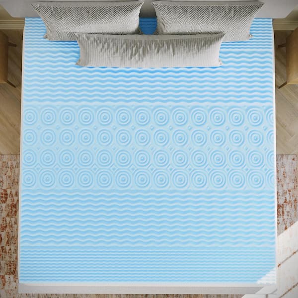 Carnegy Avenue King Memory Foam Mattress Topper