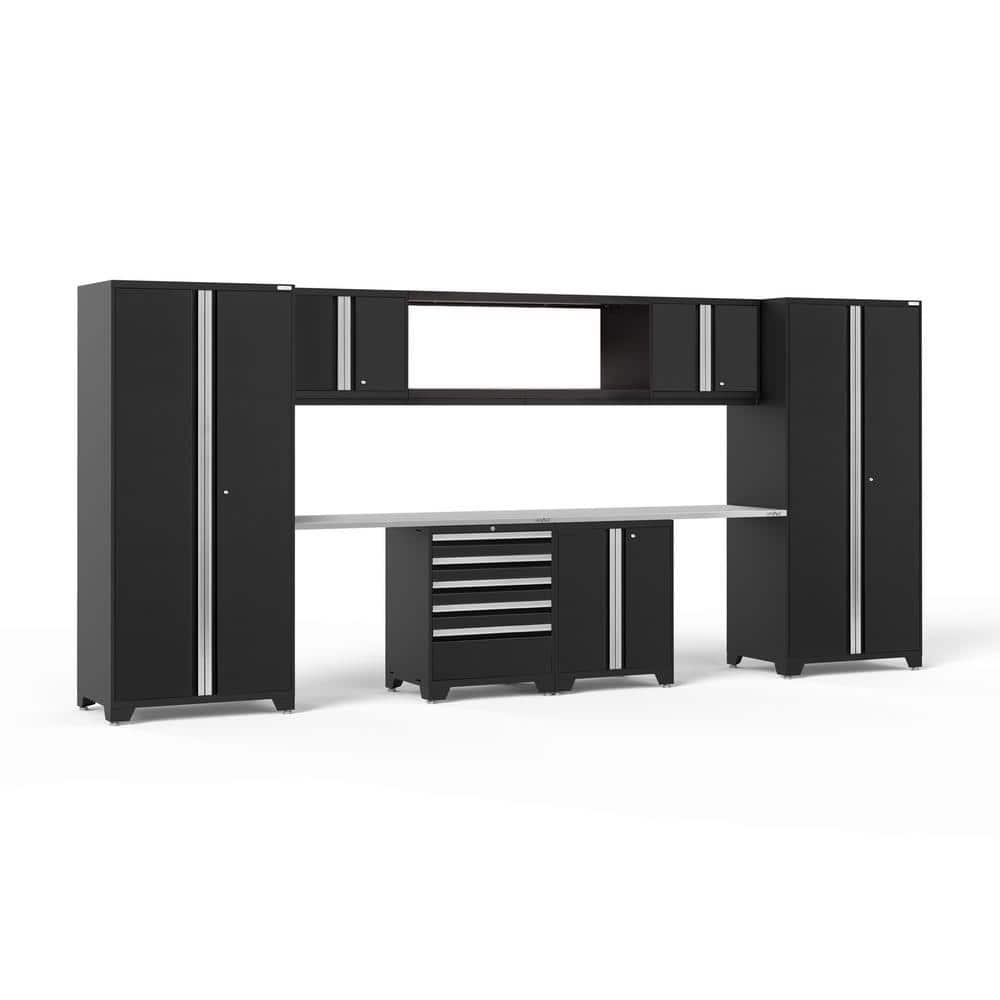 NewAge Products Pro Series 9Piece 18Gauge Stainless Steel Garage