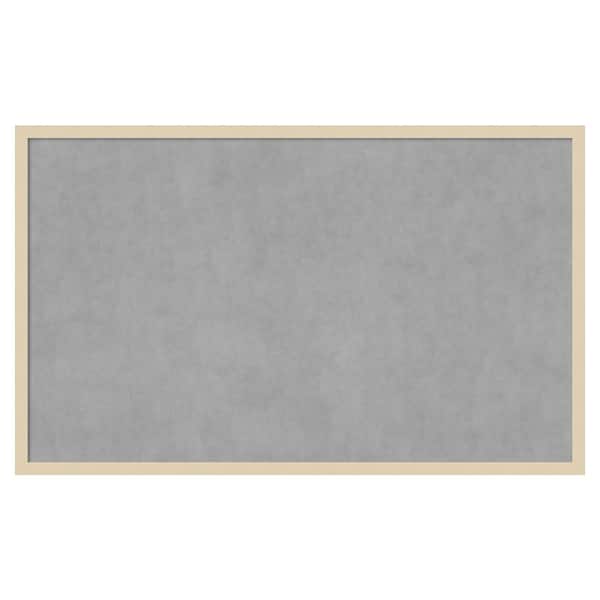 Amanti Art Svelte Natural 41 in. x 25 in. Framed Magnetic Board