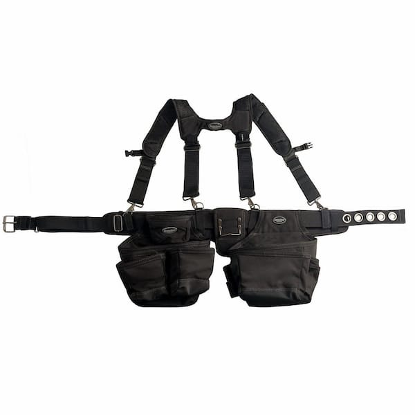 Tool Belt,Carpenters Tools,Tool Belt Pouch,Padded Tool Belt Work Suspenders with Super Strong Clip for Carpenter Electrician Work Suspension Rig 