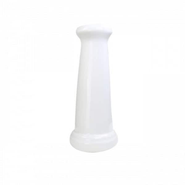 Darbyshire 16 in. W 16 in. D Vitreous China Pedestal Bathroom Sink Leg in White
