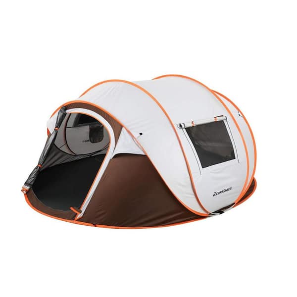 EchoSmile EchoSmile 2-Person White and Grey Pop Up Camping