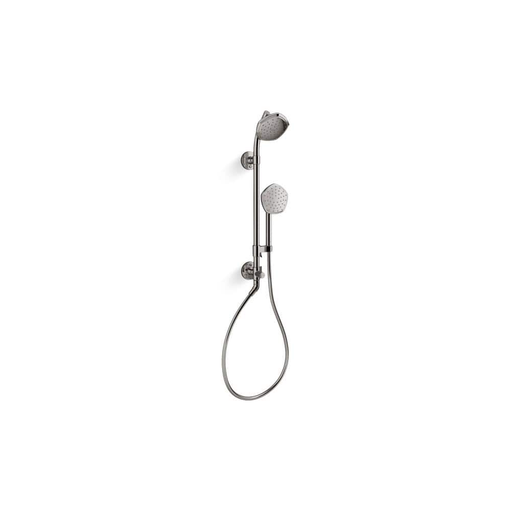 Hydrorail-S Occasion Hydrorail-S 9.4 in. Shower Column Kit 1.75 GPM in Vibrant Titanium