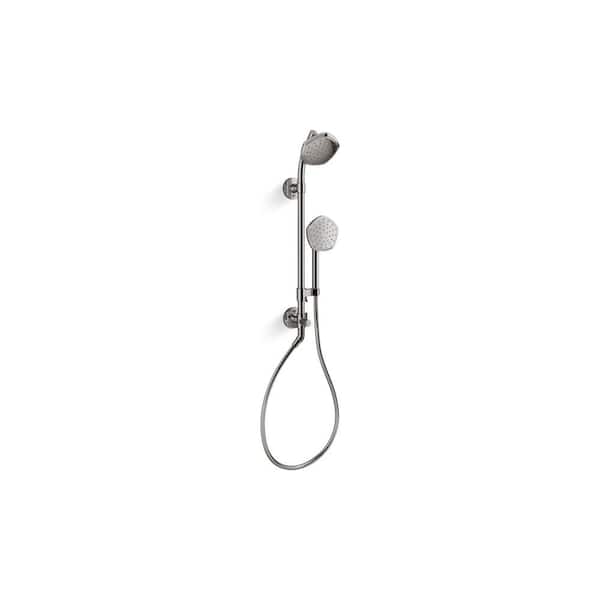 KOHLER Hydrorail-S Occasion Hydrorail-S 9.4 in. Shower Column Kit 1.75 GPM in Vibrant Titanium
