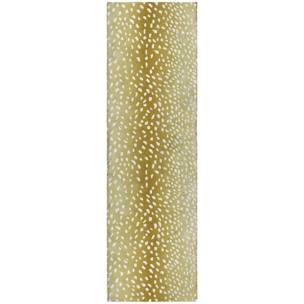 Dream Shag Premium Machine Washable Abstract ADS44 Gilded 2 ft. x 7 ft. Runner Rug price history on PriceWatchPro