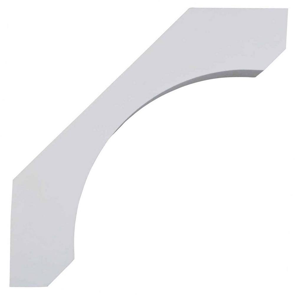White Polyurethane Decorative 18" Bracket